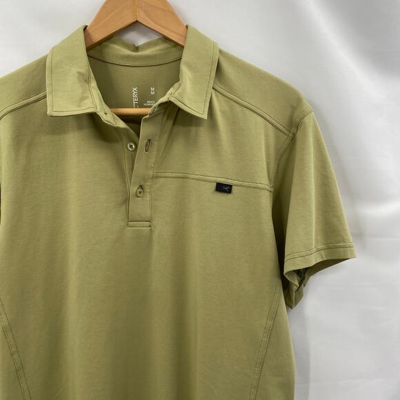 Arc'Tyrex M captive green polo shirt - Picture 1 of 5